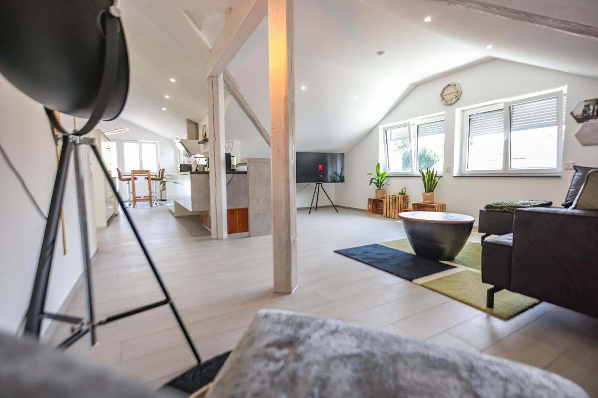 Penthouse-Wohnung I 100 Qm I Blick Auf Die Weinreben I Nespresso I Emma Matratzen Auggen Bagian luar foto